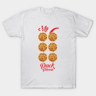 Six Pack PIZZA T-shirt T-Shirt